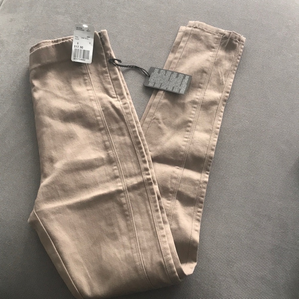 Forever 21| pant long wove taupe